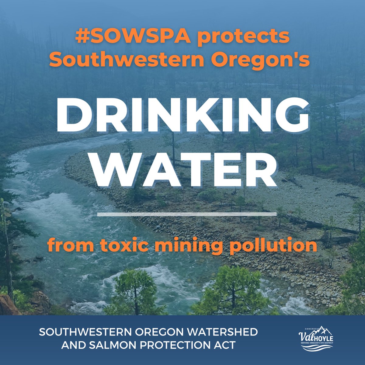 cascwild's tweet photo. Thank you @RepValHoyle for introducing #SOWSPA, legislation that would permanently protect all the things we love about the Oregon outdoors from mining pollution, including rivers, clean drinking water, wild salmon habitats, rare plants, and outdoor recreation. https://t.co/BD2yRfhOQC