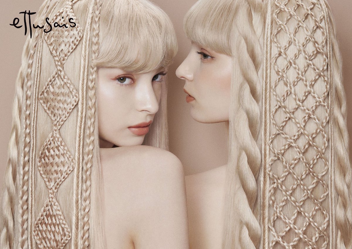 y_u_n_i_c_h_a_n's tweet photo. 2023 Autumn Collection
-Dusty Fantasy-

秋のエテュセは透明感のある肌と幻想的で深みカラー。
秋らしさをニットのようなヘアで表現しています🧶
#ettusais #autumn #knit #knithair 
#エテュセ #秋コスメ https://t.co/FYm9I9GtZi