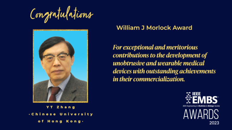 ConnectedHealt5's tweet photo. 🥳🥳🥳Congratulations to Professor Yuan-Ting Zhang, the Editor-in-Chief of CHATmed journal, on being awarded the Williams J. Morlock Award！ https://t.co/vBEVPVGOLr