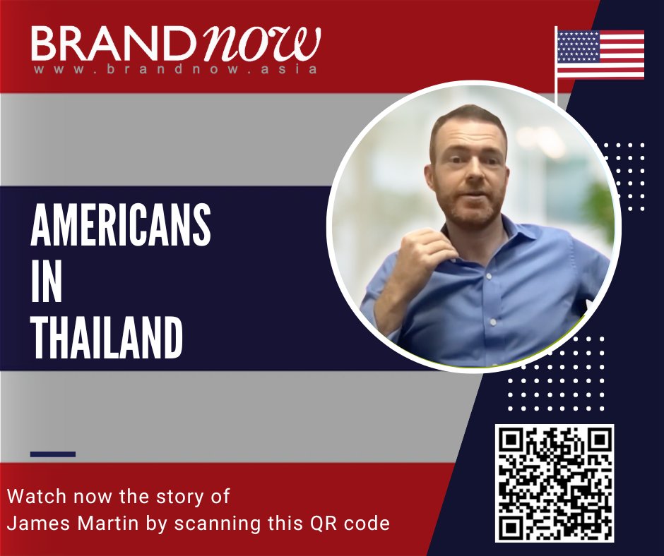 James Martin is the client manager of AAtax, offering American tax advice and preparation services to US taxpayers in Thailand and Southeast Asia. Discover his inspiring story and others on YouTube via the QR code below. #americans #entrepreneurs #Thailand #networking #inspiring