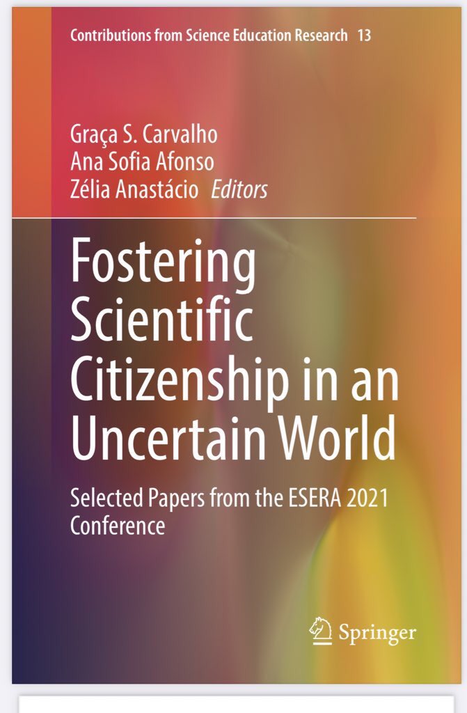 New book from the #ESERA book series! link.springer.com/book/10.1007/9…