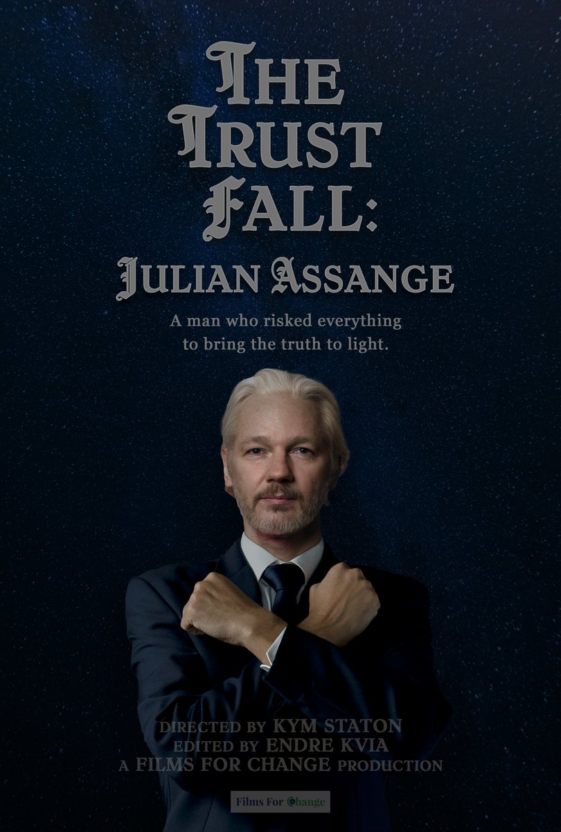 MDFFest's tweet photo. #focuson The Trust Fall Julian #assange playing Cinema Nova on 9.20pm on 30th July 2023 https://t.co/aKp5cejMx4 #mdffest #mdffest2023 #melbournedocumentaryfilmfestival @Melbourne4Wiki @AssangeCampaign @Aus4Assange @FreeAssangeDoco @DefendAssange @people4assange @Candles4Assange https://t.co/r23O6ahQr6