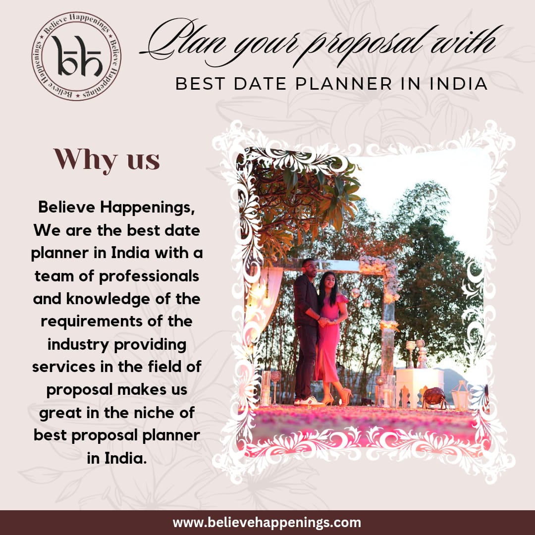 Believe_Event's tweet photo. Believe Happenings,  the best date planner in India 

With a passion for creating memories that last a lifetime, our destination wedding planning services in India guarantee a seamless and unforgettable celebration filled with joy, love, and cherished moments. https://t.co/8fYUo7xABA