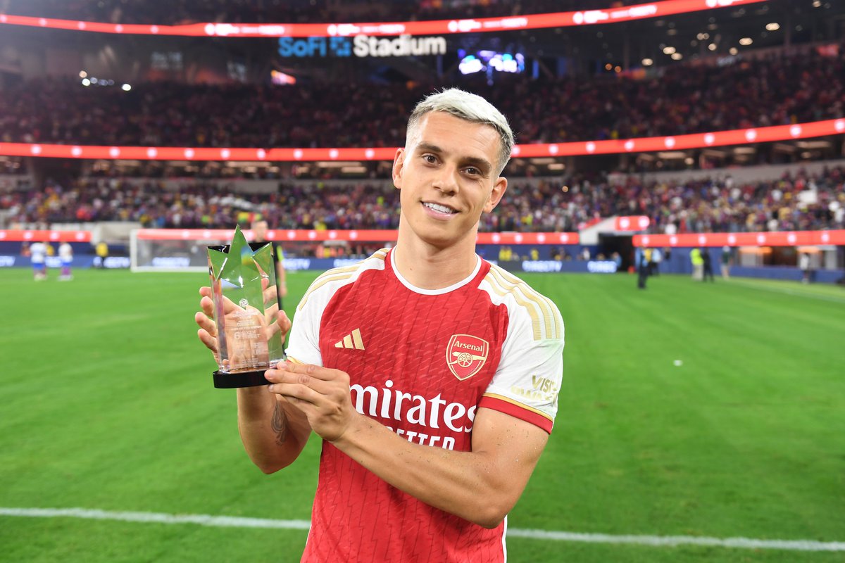 Arsenal's tweet image. This evening's MVP ❤️