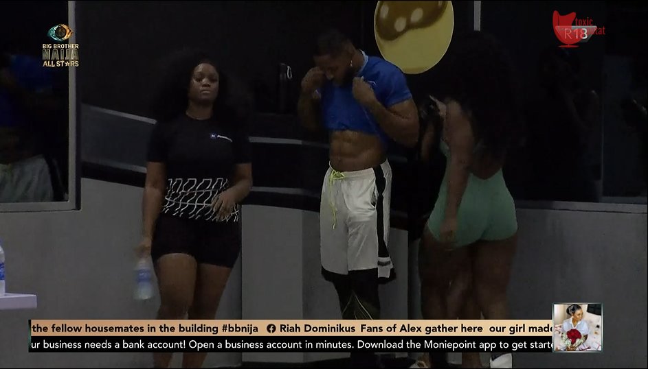 VistaLarga_'s tweet photo. Our Girl Is Up And Ready For The Morning Exercise. 
Brace Yourselves Coz KING CEE-C Is Here For The Leather Bag(N120m) @BBNaija #BBNaijaAllStars  #CEECIFIED #SPARTANS THE TAKEOVER IS HERE 🇰🇪. https://t.co/iC0g6wZoFL