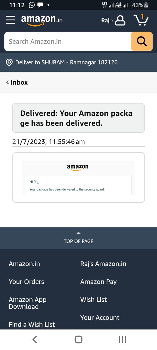 rajk37845's tweet photo. Pls go thru d attchment n c d misconduct by amazon team n espcly by dlvry agent,not nly dis, wile askg d dlvry boy who has done dis, he has strted misbhv 2 me. U ask him on following contact no. 9086053054. I'll wt 4 ur rspnd n wnna see d action you will take against the culprit. https://t.co/LlbobdFuKw