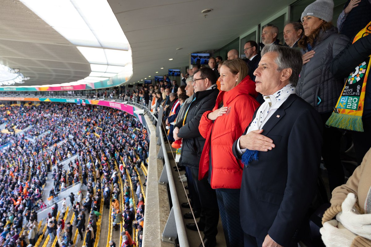 Congratulations on a well-fought match, @USWNT. Your hard work, class, and dedication to the game are an inspiration to people everywhere.