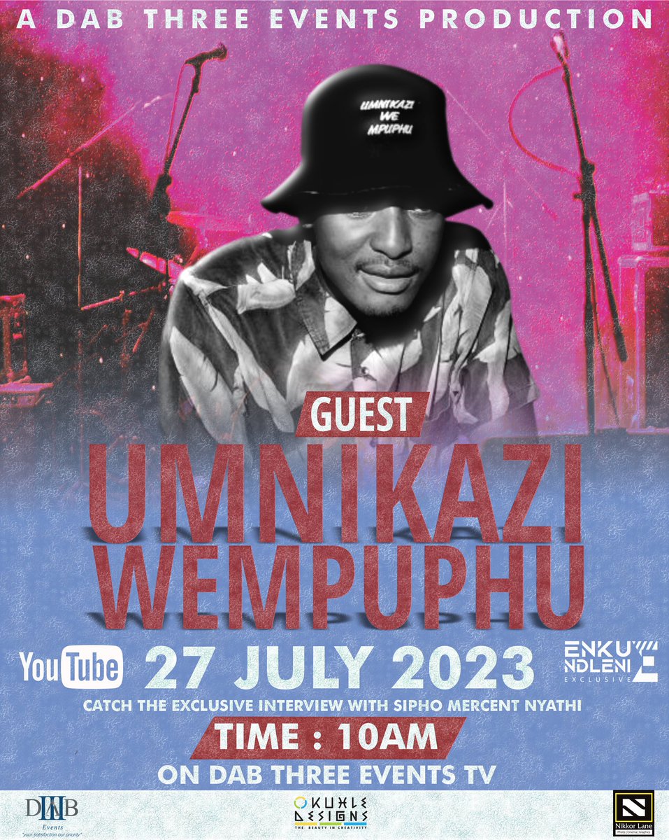 dabthree_events's tweet photo. Exactly 1000hrs CAT we go live with @IgamaNguShaun 
https://t.co/9RF1wU5VFc https://t.co/2RKZzhnlR7