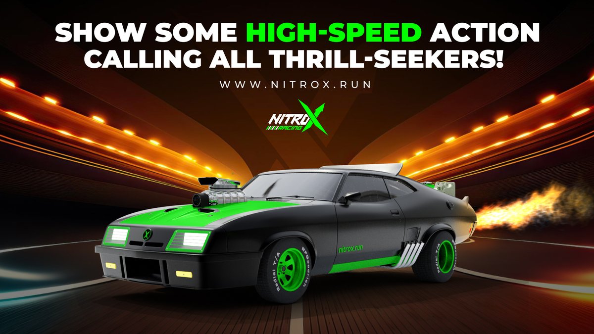 The exciting NFT car racing game Nitrox perfect for speed freaks & features high-speed chases that take you to the next level🔥 Explore & experience the best Metaverse racing🏎💨 #P2EGames #Metaverse #NFTcars #web3gaming #blockchaingames