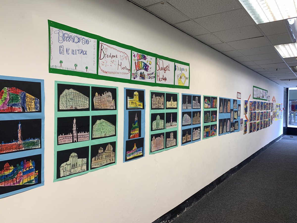 julieedwards110's tweet photo. Please pop down to Trapezium Gallery Bradford to see the children’s artwork inspired by @HistoricEngland’s City Heritage Trail. Thanks to everyone who attended the launch event. 
#bradfordcityofculture2025 https://t.co/IsbEoR3Uc8