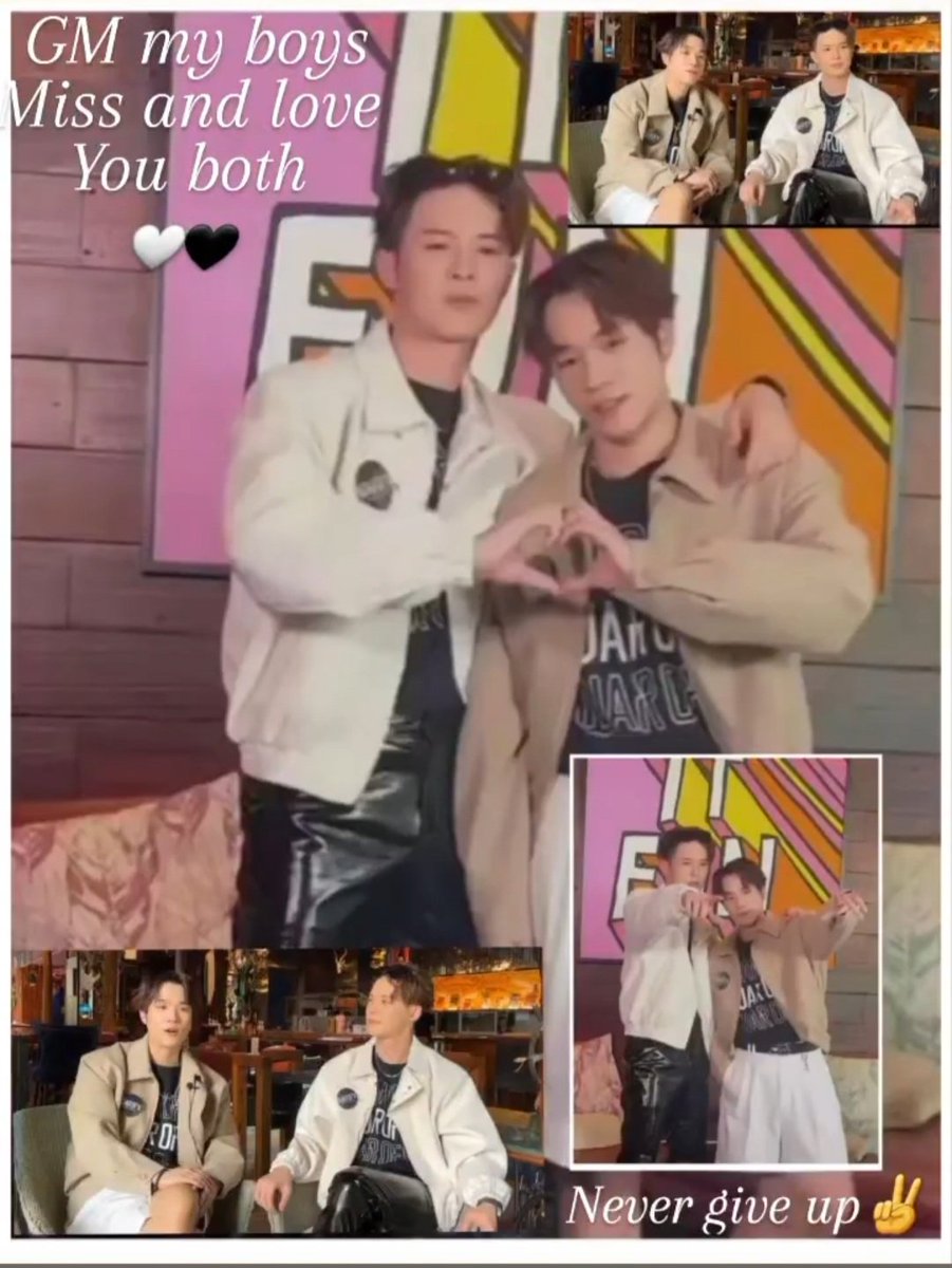 Annso1976's tweet photo. Goodmorning my boys🖤🤍💫🫂🌞
Never give up
Miss and love you both
#billyseng #akways
@bbil1ypn @seng_wichai #star1ight https://t.co/CtPcVBiMOi