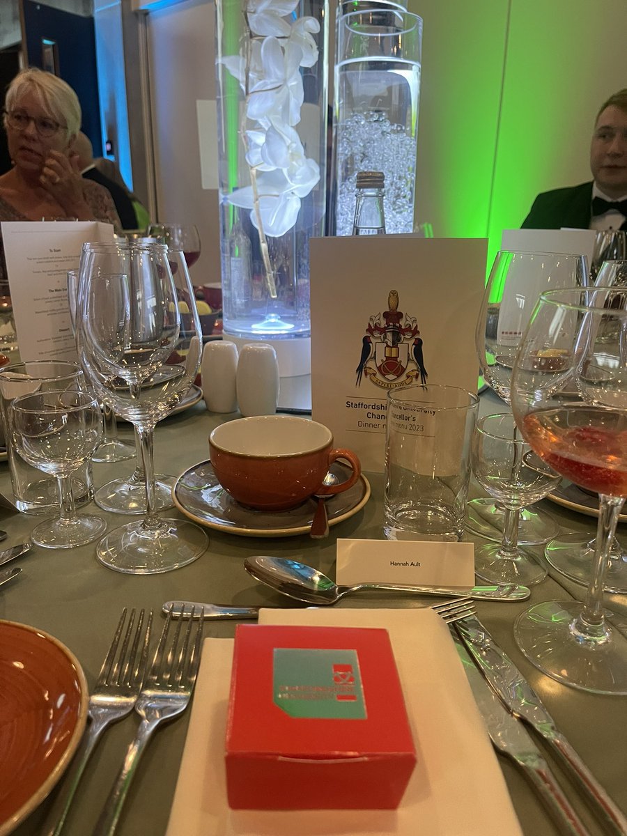 Hannah_Ault's tweet photo. Lovely evening last night celebrating @StaffsUni graduates, huge congrats to everyone involved and to all of the talented students ❤️ https://t.co/LtcABNd87x