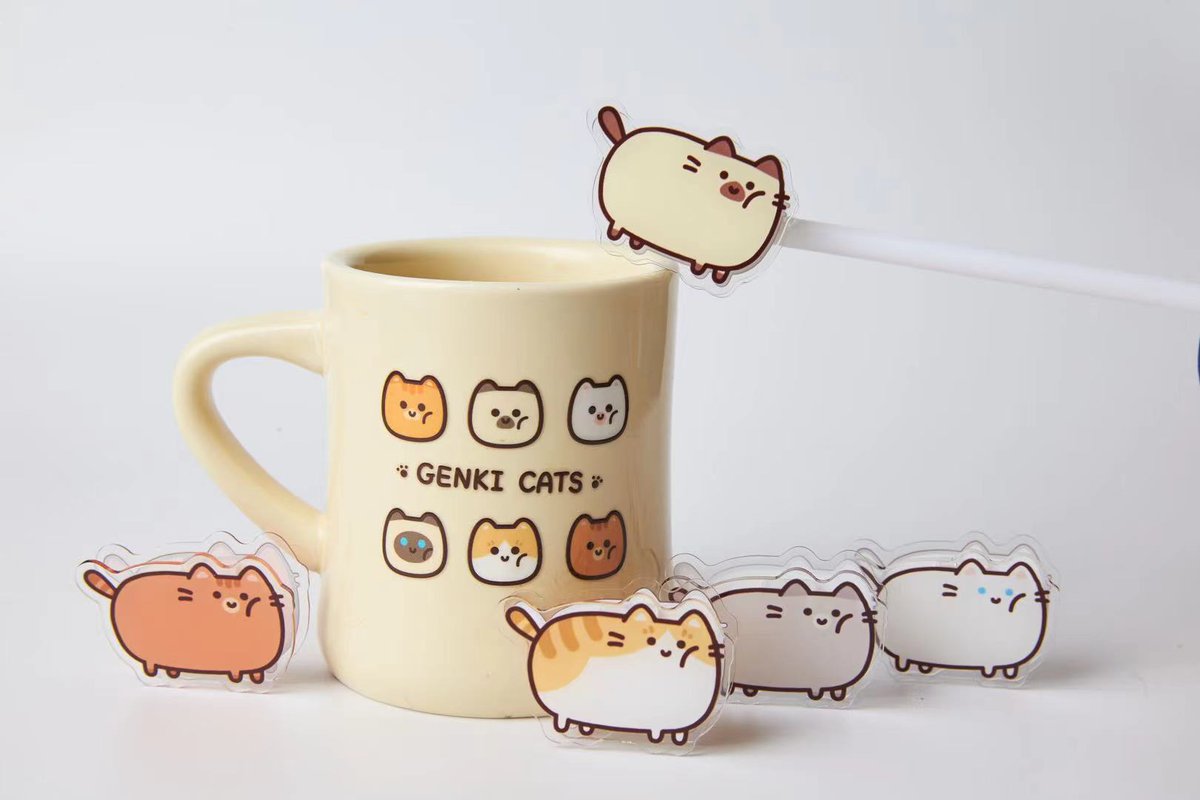 Genki Cats (💙,🧡) tweet media