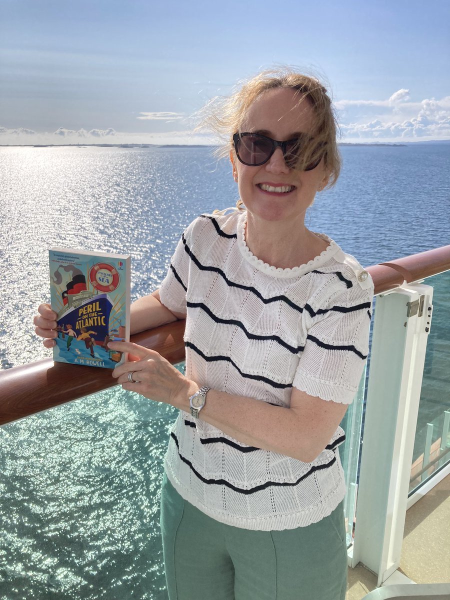 AMHowellwrites's tweet photo. Peril on the Atlantic @Usborne is out in one week! 😀🚢🛟🌊🔍

This is the book of my heart, inspired by the sea voyages my lovely dad took me on when I was young. I think he would have been proud. ♥️

#PerilOnTheAtlantic #MysteriesAtSea https://t.co/pjn6Q79St7