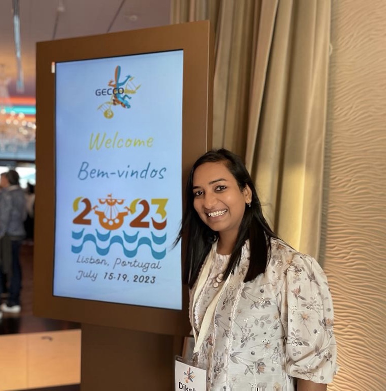 Diksha__Goel's tweet photo. #GECCO2023 #incredibleexperience!
Presented our work "Evolving RL Environment to Minimize Learner's Achievable Rewards" @GeccoConf in Portugal. Sharing our findings and engaging with brightest minds in the field was an unforgettable experience. 
Looking forward to #GECCO2024! https://t.co/Sie5B6fwT4