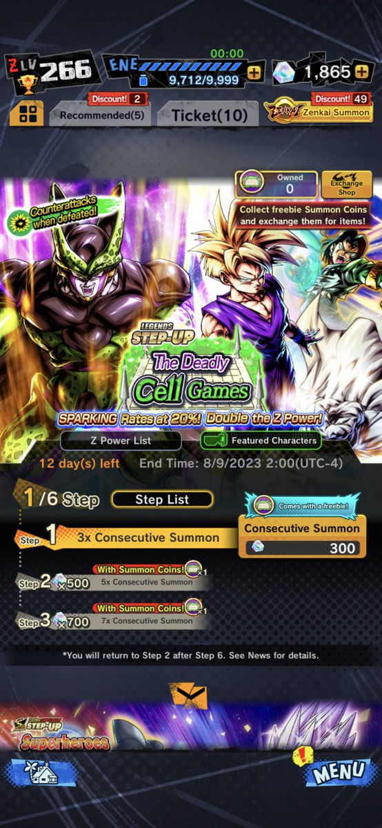 XSplashjustin2x's tweet photo. @DB_Legends Not sure if it’s just me but I fucking hate step up summons it’s such a waste https://t.co/6rtFYb434N