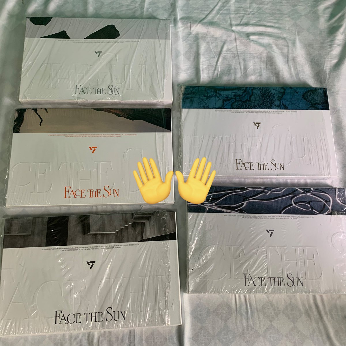 tmrwxtcart's tweet photo. ‹ wts lfb svt album ph › #tmrwxtsells

ㅤㅤ ✿ 400 ea (negotiable)
ㅤㅤ ✿ full inclusions except pc only
ㅤㅤ ✿ reply/dm mine to claim
ㅤㅤ ✿ PAYO/ 3 days reservation
ㅤㅤ ✿ rcbyt! https://t.co/PNfpMvH1Va
# seventeen face the sun ep. 1 2 3 4 5 https://t.co/7UJ5zro8r4