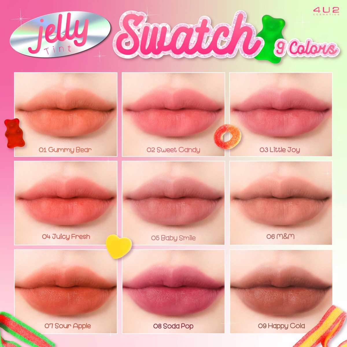maryfairy_94's tweet photo. #แจก 4U2 JELLY TINT 

กติกา รี + ฟอล + เม้นชั่นสีที่อยากได้

ประกาศวันพรุ่งนี้ตอน 12:00

#แจกฟรี #แจกฟรีไม่รีได้ไง #แจกฟรีเท่านั้น #แจกฟรีแค่รีฟอล https://t.co/j0Tcf8mIAe