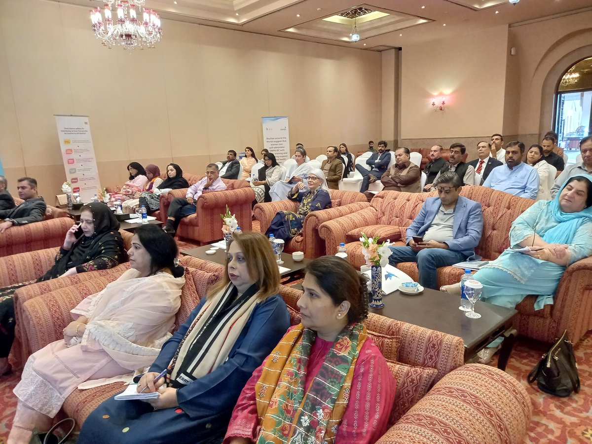 fauzia_assad's tweet photo. Event happening now:
Dissemination of Key Findings and Recommendations: A National Policy Landscape Analysis on DMPA SC as Self Injection in Pakistan.
@nhsrcofficial @gatesfoundation @Jhpiego https://t.co/QugeCqh8D2