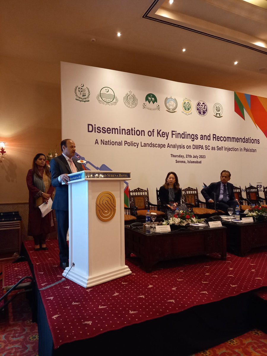 fauzia_assad's tweet photo. Event happening now:
Dissemination of Key Findings and Recommendations: A National Policy Landscape Analysis on DMPA SC as Self Injection in Pakistan.
@nhsrcofficial @gatesfoundation @Jhpiego https://t.co/QugeCqh8D2