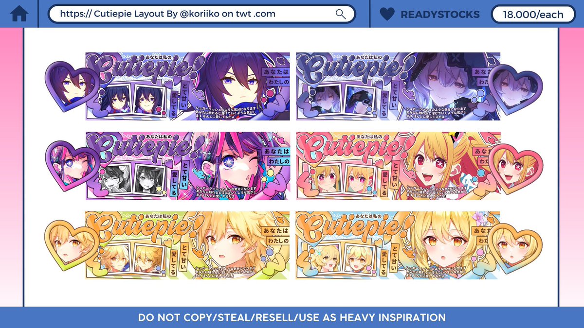 layout ready stock gepeng, nih! masih banyak yg avail 🫶🏻 ada genshin, star rail, sm oshi no ko. pricenya 18k/each dan bisa si take langsung 🥹

avail. yae, raiden, lyney, phantylia, klee, seele, blackswan, ai
#zonauang #zonajajan
