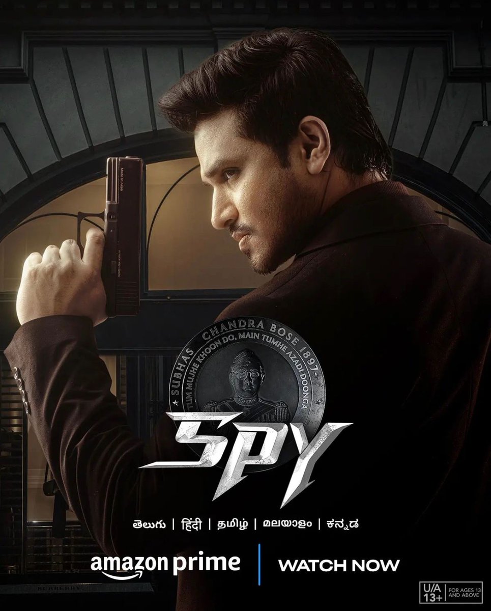 Experience a gripping tale of determination and the unyielding quest for #IndiasBestKeptSecret 🇮🇳 at your homes!

The High Octane Action Thriller #SPYMovie is now streaming on @PrimeVideoIN ❤️‍🔥

@actor_Nikhil @Garrybh88 @Ishmenon @tej_uppalapati @anerudhp #Edentertainments