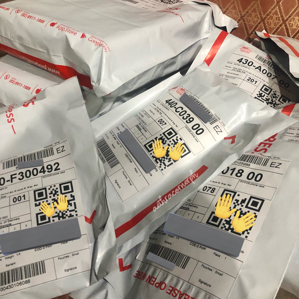 aethracornerPH's tweet photo. Orders from H7N Lovey Dovey Collection are successfully picked up today! Tracking numbers will be sent later ๐
.โข Thank you so much Anchors for your trust to our shop ๐๐ปโโ๏ธ We're grateful for your support & love for our quality fanmade merch !! 'Til our next batch ๐ซ #ACPHupdates https://t.co/nRB7EQ7iOg