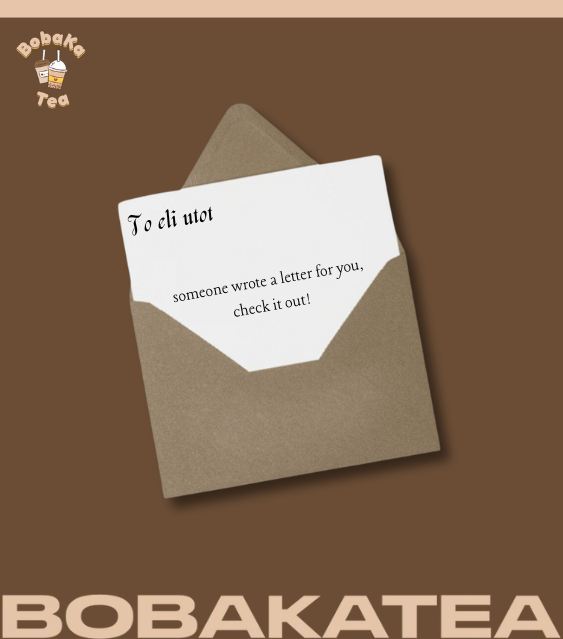 BKTCafe's tweet photo. ㅤ 
        (ɔ◔‿◔)ɔ  BOBAKA TEA 🤎

          pogi mong kaibigan wrote something
          for you, @cutesieli_.

ㅤ https://t.co/pWRAPFTb7o