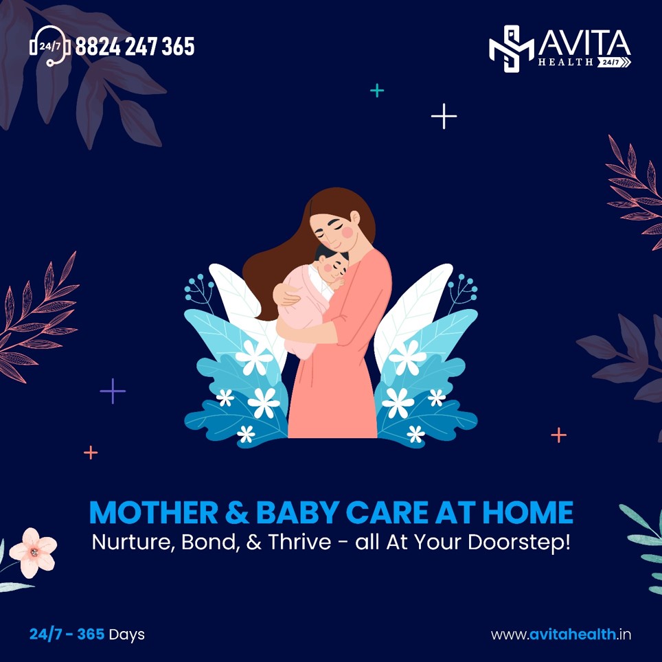 Celebrate the joyous moments of motherhood without the queues. Avita Health 24x7 offers comprehensive mother and baby care services, ensuring a seamless transition for your growing family. Embrace convenience and cherish precious moments together!
#AvitaHealth24x7 #HomeHealth https://t.co/m4eBtD8j9i