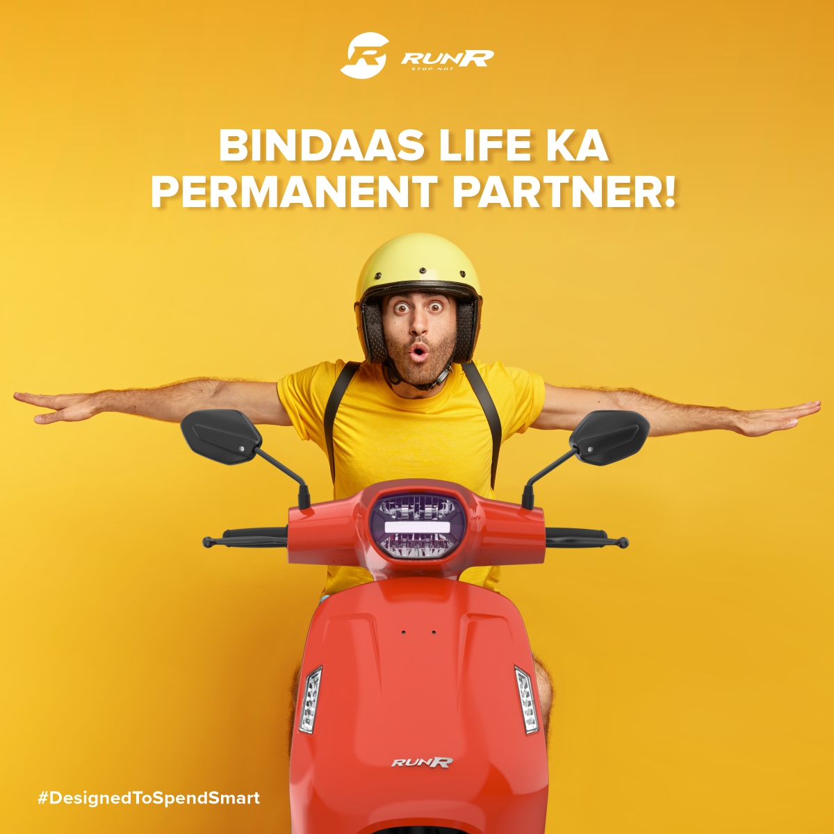 RunRMobility's tweet photo. RunR: Unlimited fun ka perfect synonym! 🛵

#RunR #Ride #ElectricVehicle #Funtimes #EVIndustry #StopNot #EVIndia #DesignedToSpendSmart  #2Wheeler #EVCommunity https://t.co/0Stv3GvLUH