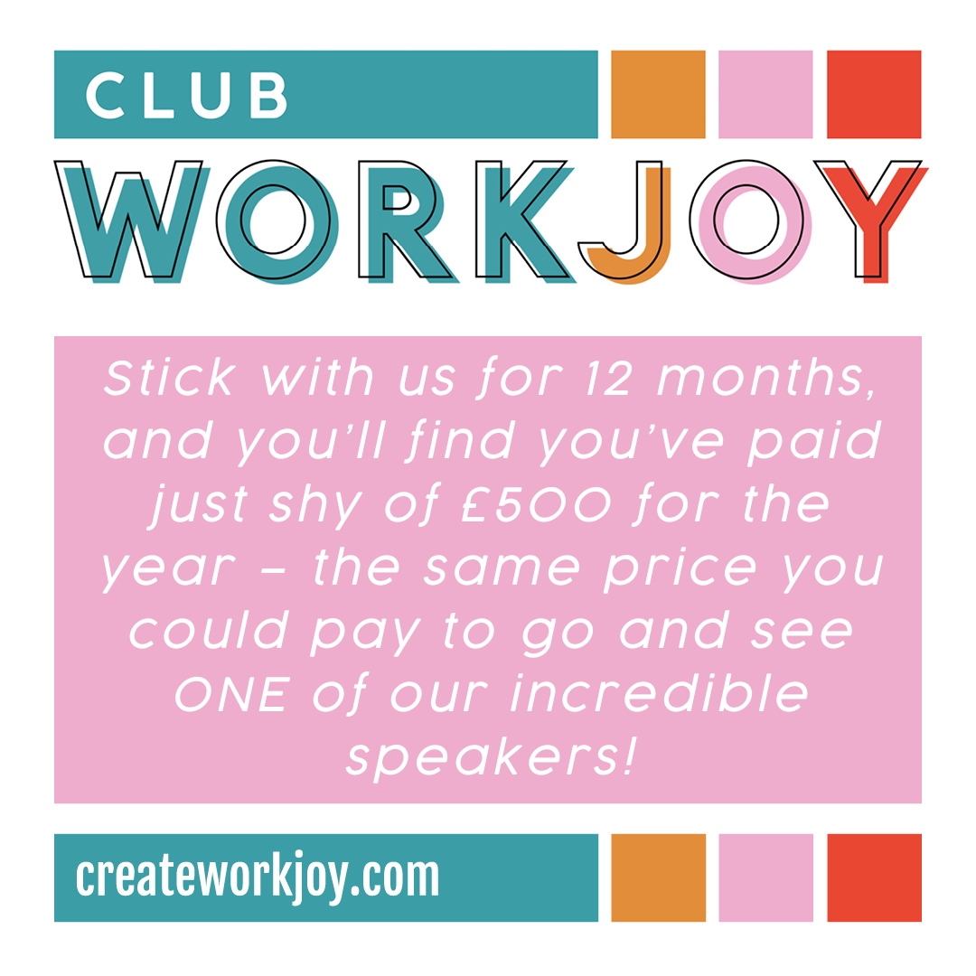 For just £39 p/m, being a Clubber will enable you to navigate through your working life, figuring out your own personal formula for less gloom and more joy.

#happy #happiness #lifestyle #motivation #success #goals #life #smile #stories #boundary #club #clubworkjoy #community