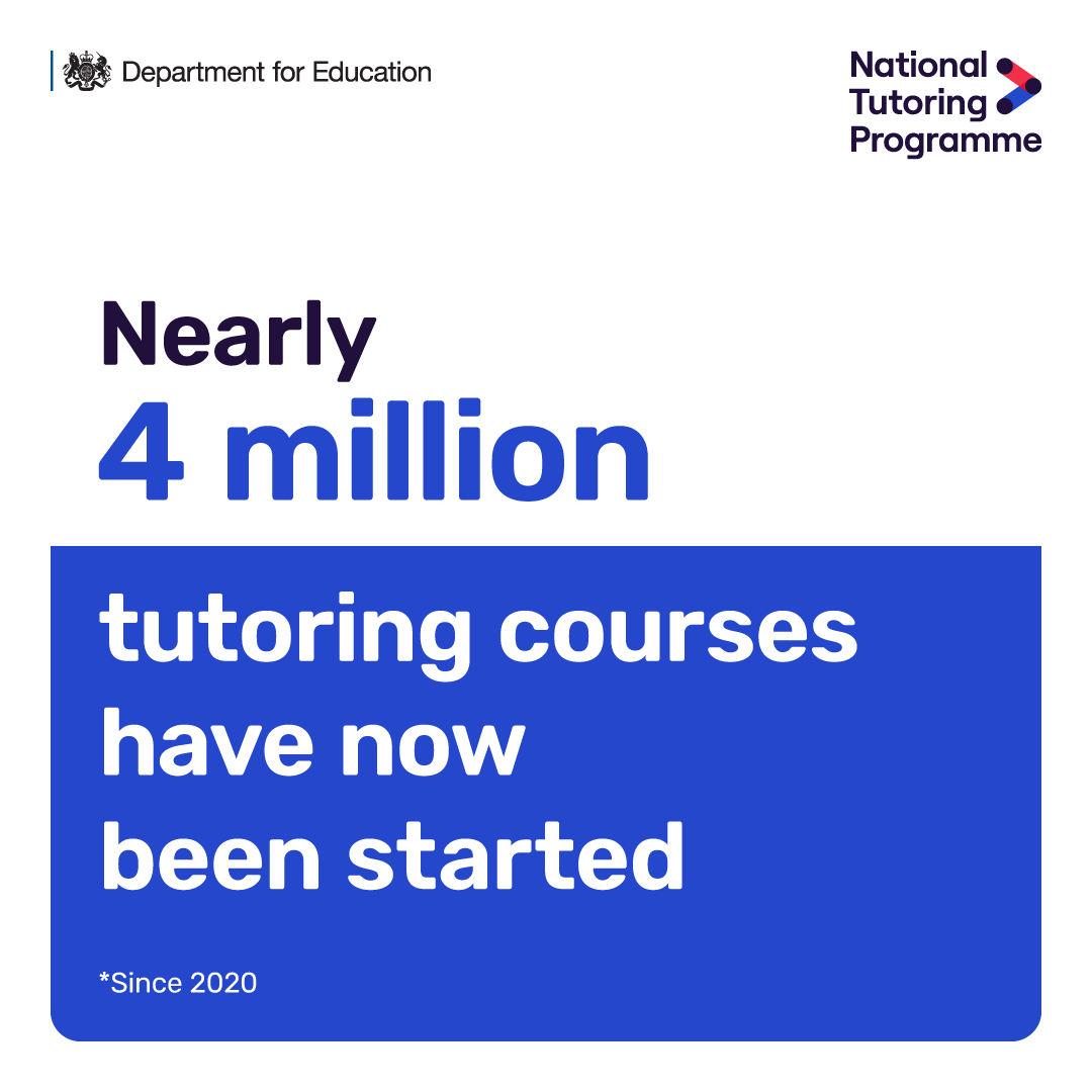 Department for Education tweet media