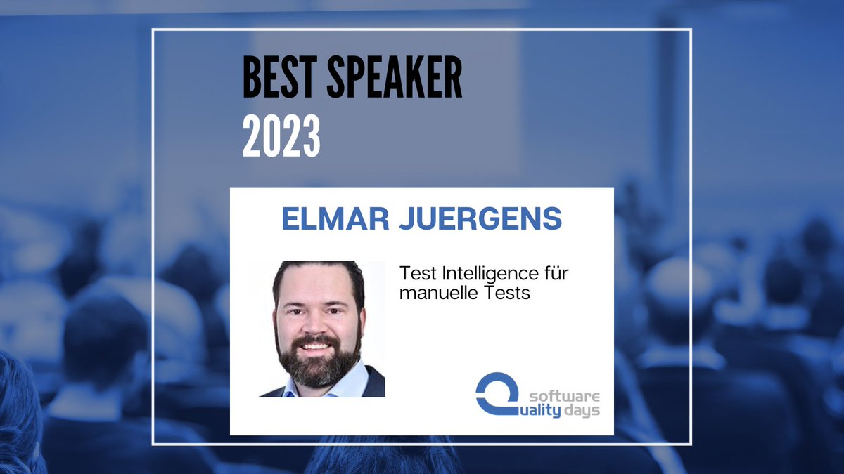 SoftwareQualityDays tweet media