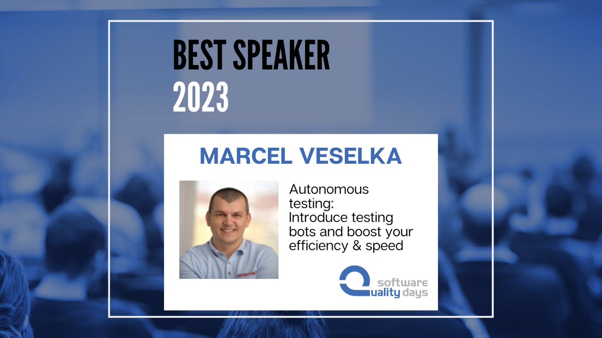 2023 was a blast!

Vielen Dank für die zahlreiche Teilnahme und das überragende Feedback. Heute präsentieren wir euch eure Top 3 Speaker der Software Quality Days 2023!

#softwarequalitydays #swqd2023 #softwarequality #conference