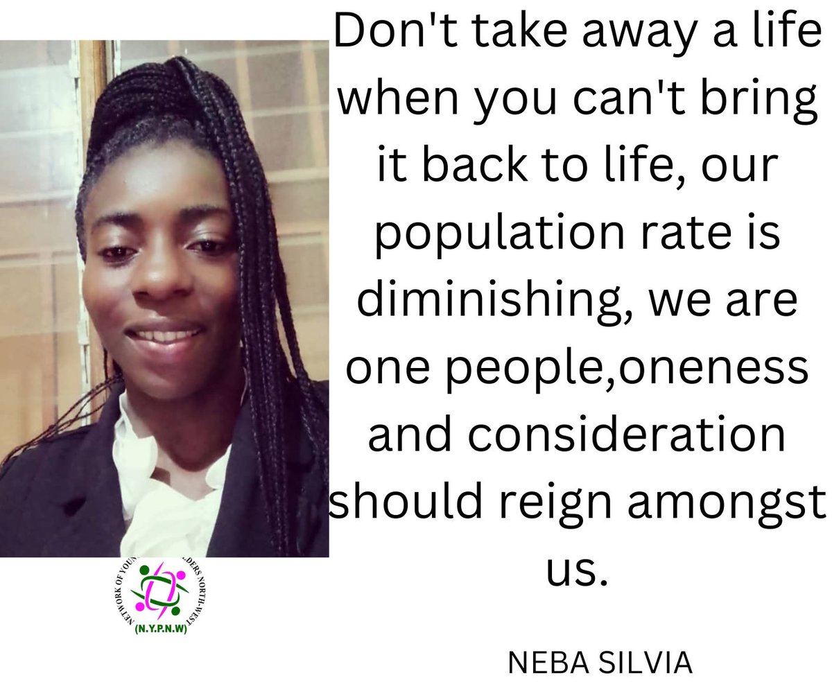 NYPENW's tweet photo. Our hearts are broken with pain at the senseless deaths caused by violence.
Can guns and bombs heal our souls or set our spirits free?

It is time we contribute to sustainable peace in the NW and SW.
#GiveDialogueAChance
#GivePeaceAChance
#EndAglophoneCrisisNow https://t.co/mROfVhNrNw