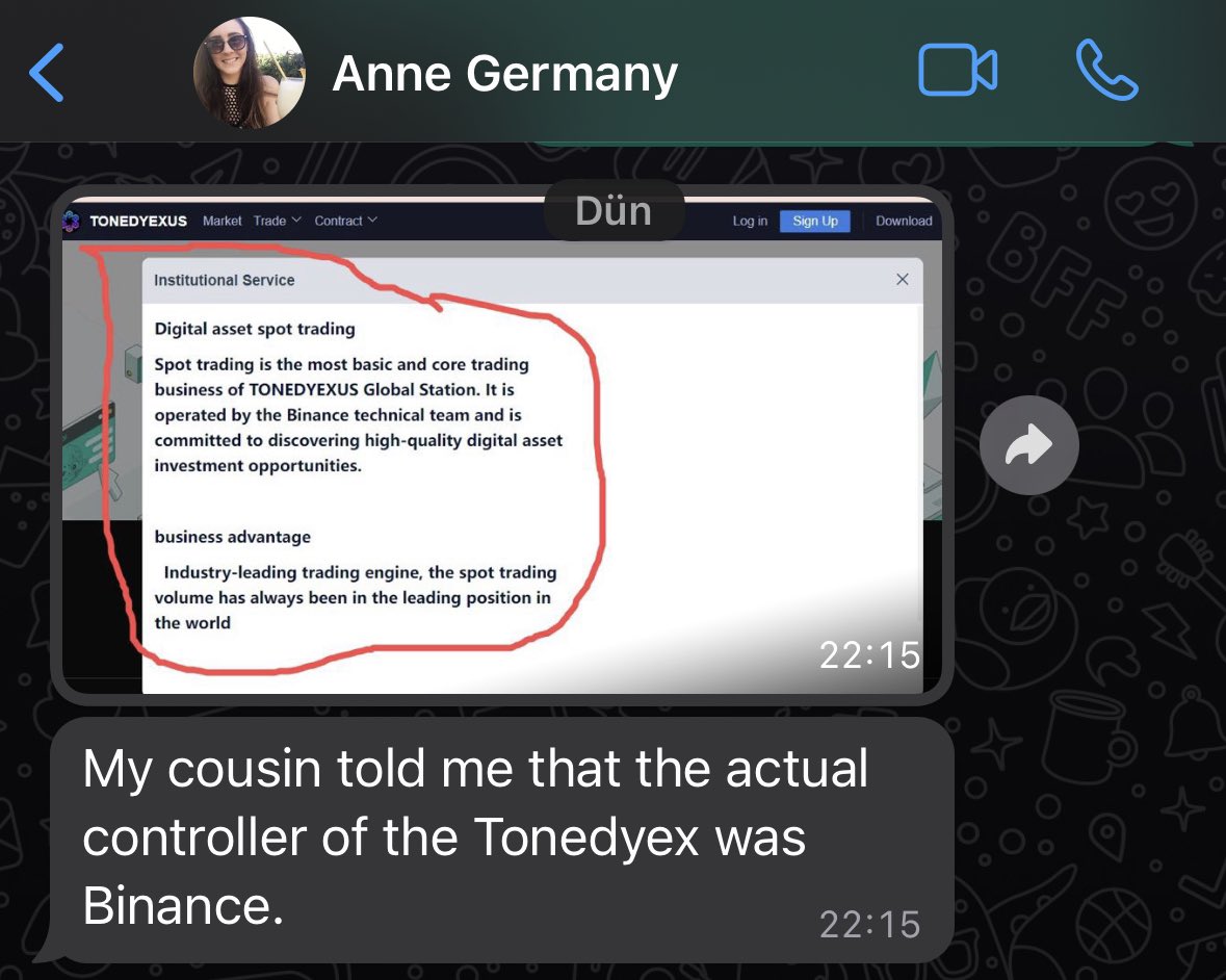 Raconizmm's tweet photo. 📛TONEDYEX IS SCAM📛

TONEDYEX is a scam. To deceive you, they will say that Binance bought Tonedyex and now Binance has the strings. Please Don't Believe!

#tonedyex
#tonedyexUs
https://t.co/I4pb5qI3sp 

@BinanceUS 
@BinanceTR https://t.co/Aoi0NjcrTr