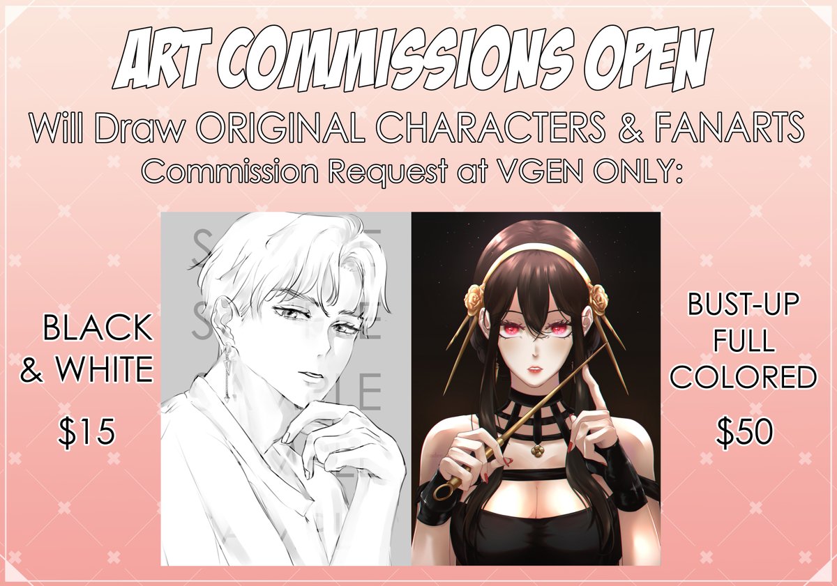 adee_1005's tweet photo. 🔸RTs ARE HIGHLY APPRECIATED🔸
I need extra funds for a licensure application very SOON. Open for 4 slots the month of August. Retweets will really help me boost this post. Thank you so much! <3🥺 #VGenComm https://t.co/vaysmXFv8K