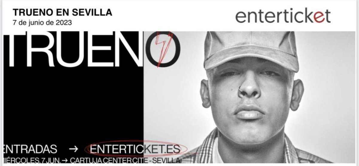 Se vende entrada TRUENO
Zona front stage 
24 de agosto en Sevilla
#twitterhaztumagia