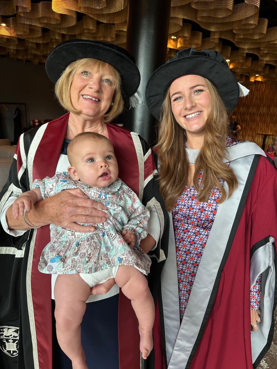 What an amazing privilege and honour to be awarded a DSc from Swansea University and to celebrate this alongside my daughter Kate who was awarded her PhD on the same day. I am so grateful to everyone who made this possible and the day so memorable <a href="/SwanseaUni/">Swansea University</a> <a href="/BevanCommission/">Bevan Commission</a>