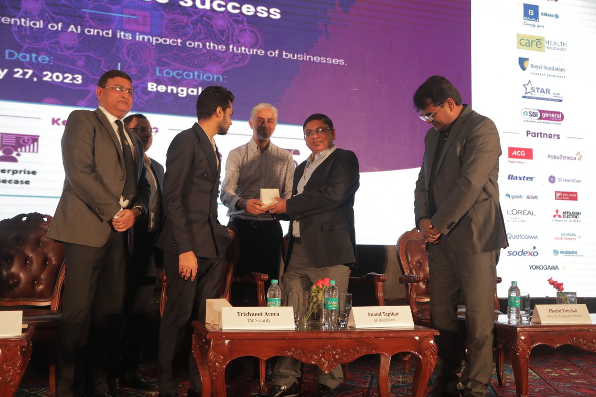 Religare_REL's tweet photo. @AnandTapikar, Director, Cyber Security at @GEHealthCare, addressed the audience at the Deeptech Summit, stating, "There are regulatory frameworks available for every industry. However, merely complying with regulatory standards won't be enough. We need to do much more than that" https://t.co/U7Qss9KoQI