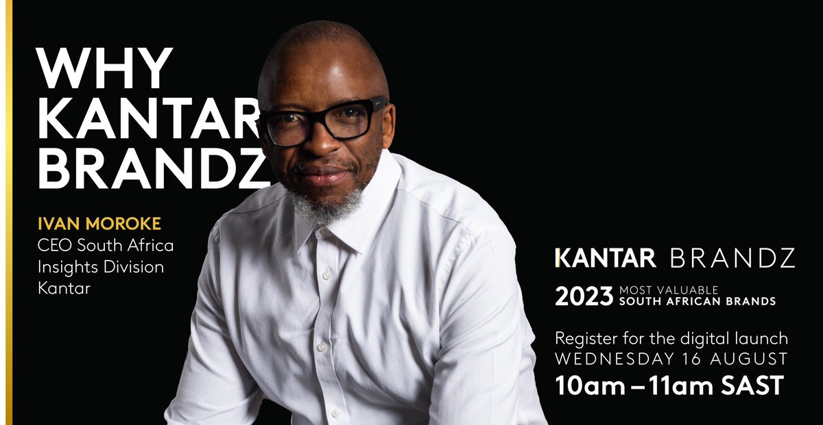 Kantar_AME's tweet photo. The power of brands to create impact in your marketplace knows no boundaries across industries. Hear from @ivanmoroke how SA’s most valuable brands are creating #ConsumerConnections and winning. ⭐⭐⭐️⭐️⭐️Register here 👉 https://t.co/lJyKB4yOph #BrandZSA #KantarBrandZ https://t.co/ZWXF4DWqPe