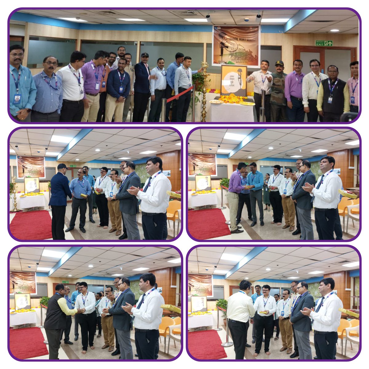 Yestday, at our LHO Mumbai we celebrated *Kargil Vijay Diwas* to Salute and pay Homage to the Soldiers who sacrificed their life for the country.
m.facebook.com/story.php?stor…