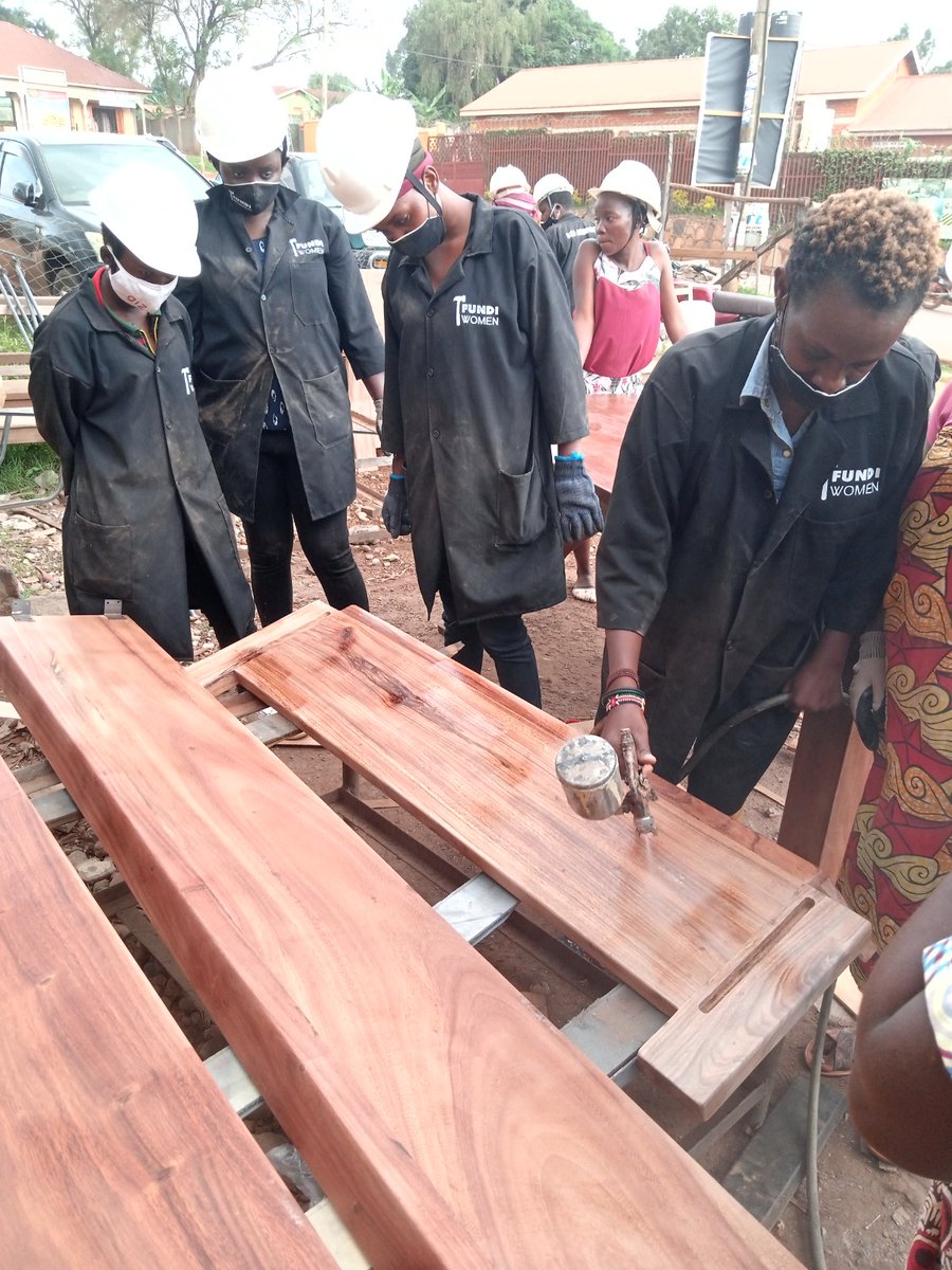 FUNDIWomenUG's tweet photo. Ladies interested in learning basic carpentry, interior design, wood processing, entrepreneurship
Training is free of charge. 
We are located in Wakiso, namusera. 
Duration will be 3 months of training
Call/WhatsApp us on 0784979503 
Email us on: fundiwomen@gmail.com https://t.co/WKqWCIXsbd