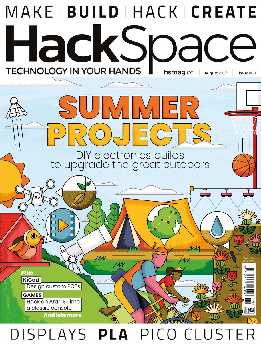 HackSpaceMag's tweet image. NEW ISSUE ALERT!
It&apos;s summer, so get outside and make the most of it. And take a bunch of home-made electronics with you while you&apos;re at it!
hsmag.cc/issue69