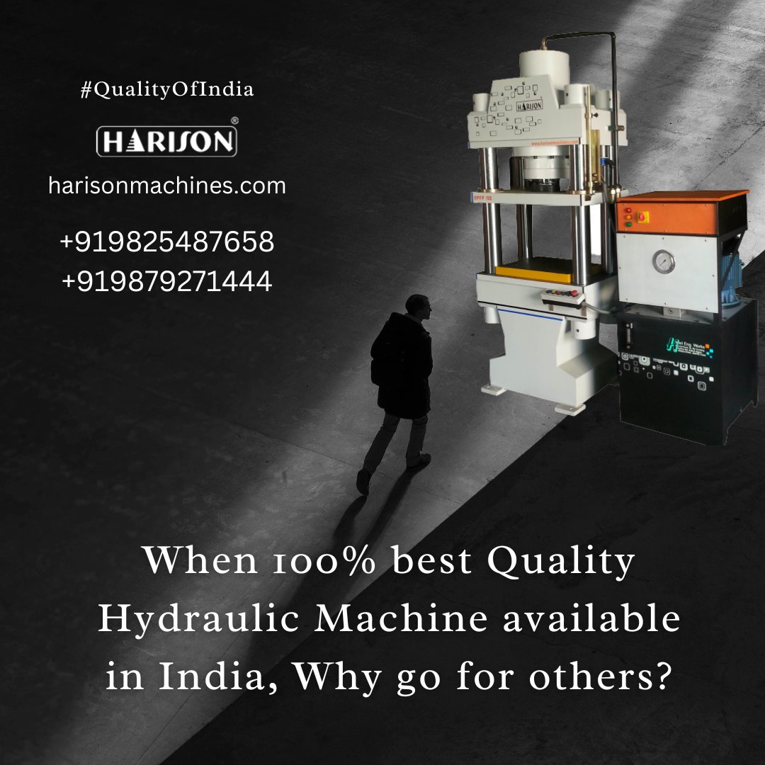 harisonmachines's tweet image. #HariEngineeringWorks a well laid out #modernplantmanufacturing the total spectrum of Hydraulic Press,#HYDRAULICPRESSMACHINEManufacturerinKochi , #HYDRAULICPRESSMACHINEManufacturerinErnakulam , #HYDRAULICPRESSMACHINEManufacturerinHyderabad ,