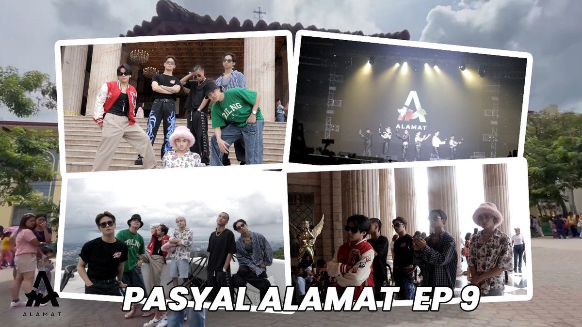🚨 NEW VIDEO ALERT 🚨
PASYAL ALAMAT - Ep. 9 | Cebu City
Premieres at 4pm today. 

Follow ALAMAT as they continue to explore and spend time together outside their training headquarters.

Subscribe here: youtube.com/@ALAMAT

#ALAMAT #PasyalAlamatSaCebu