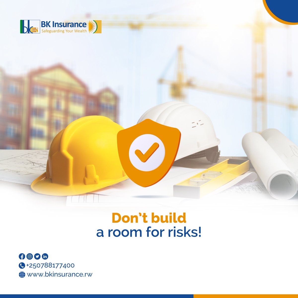 bkinsuranceltd's tweet photo. Make sure you are not building a room for risks!

If you are currently running a construction project, we strongly recommend you to acquire our #Engineeringinsurance, which covers Engineering-related risks that may delay your progress. 

#BKInsurance #SafeguardingYourWealth https://t.co/Y86vWOECLA
