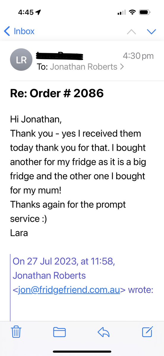 jonnylroberts's tweet image. Love customer feedback 💚💚 fridgefriend.com