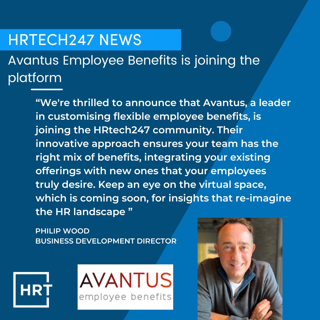 We are pleased to announce that Avantus Employee Benefits will be joining the #HRTech247 Technology Hall very soon. 

Thank you to the team for joining us on this journey. 

#hrtech247 #hrsoftware #hrtechnology #virtualexhibiton #exhibition #technology #employeebenefits