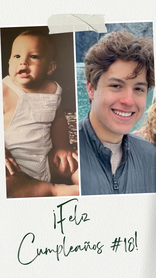 Alcanzas hoy la mayoría de edad querido hijo. Eres, Carlos, junto con tu hermana, mi mayor orgullo. Te deseo larga vida, mucha felicidad y amor. Que seas siempre un hombre de bien. Despliega las alas, vuela lejos para que, persiguiendo tus metas, alcances tus sueños.¡Felicidades!